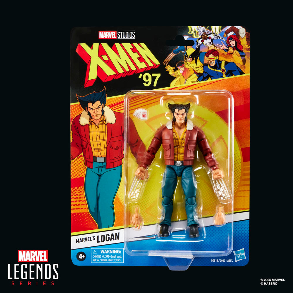 Marvel Logan 6-inch figure articulation for dynamic posing.