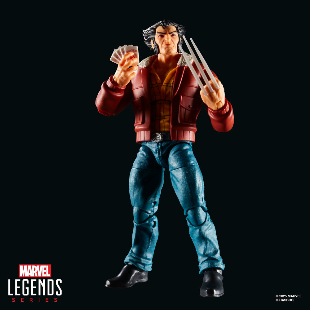 Marvel Logan 6-inch figure head and limbs ready to pose.