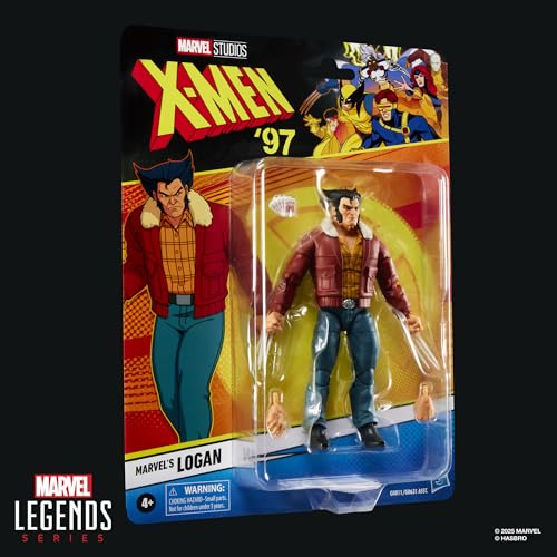 Marvel Logan 6-inch figure X-Men '97 pose-ready for scenes.