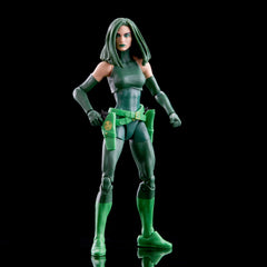 Marvel Madame Hydra pistols fit into holsters for authentic detail.
