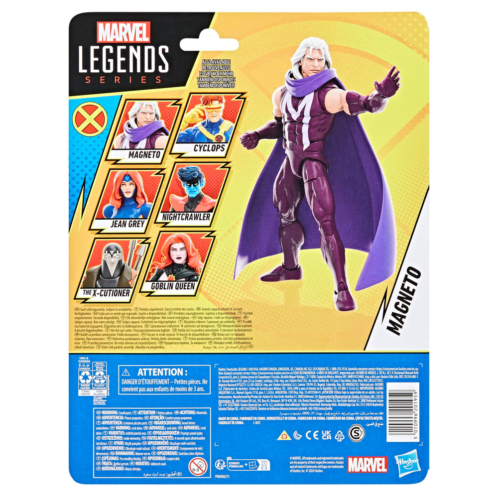 Marvel Magneto X-Men ’97 figure close-up head sculpt emphasizes iconic helmet design.