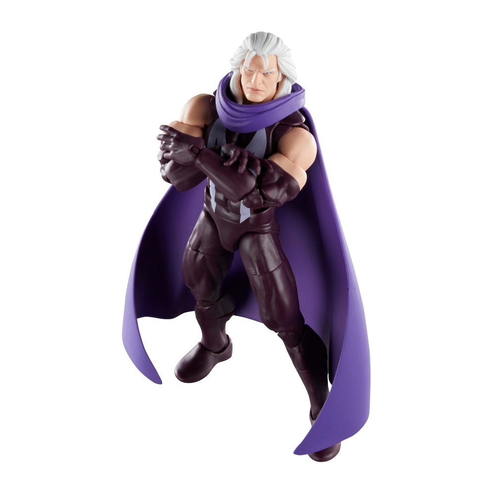 Marvel Magneto X-Men ’97 figure dynamic pose ideal for vibrant shelf displays.