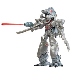 Marvel Mech Strike Mechasaur mech-suit assembly in progress for hands-on pretend play.