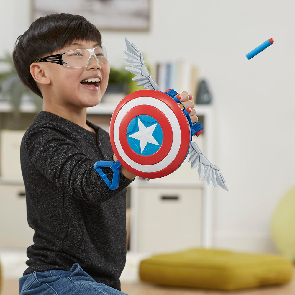 Marvel Mech Strike Mechasaurs 11-inch blaster fits young hands comfortably