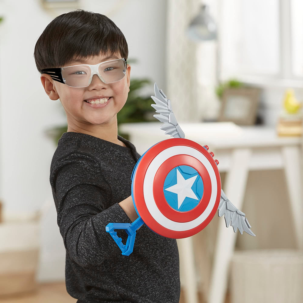 Marvel Mech Strike Mechasaurs Captain America costume accessory enhances role play