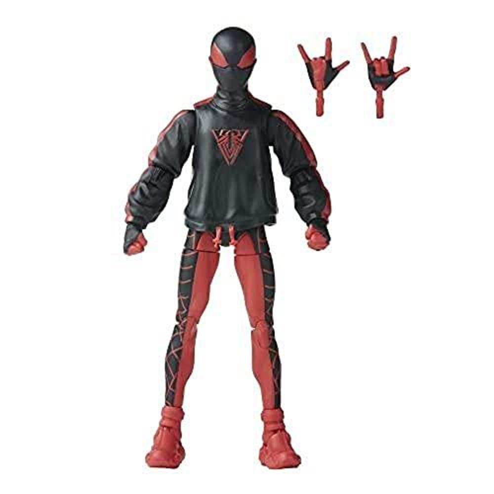 Marvel Miles Morales Spider-Man 6in figure head articulation enables expressive posing.