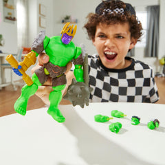 Marvel MixMashers mace accessory sparks enhanced battle scenes.
