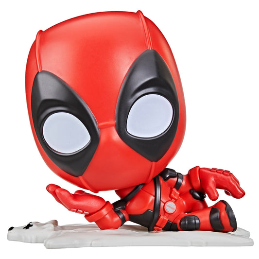 Marvel Motormouth Deadpool head wake action for interactive play.