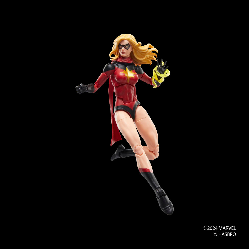 Marvel MVL Legends Yellow 2 pose options shown for display.