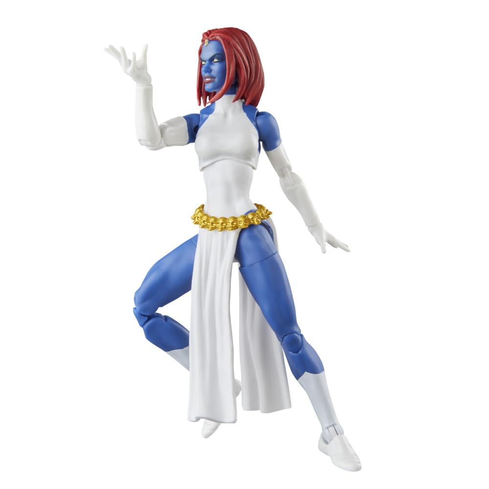 Marvel Mystique fully articulated arms and legs support dynamic action scenes.
