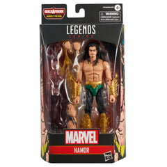 Marvel Namor figure articulation enables dynamic poses for action display.