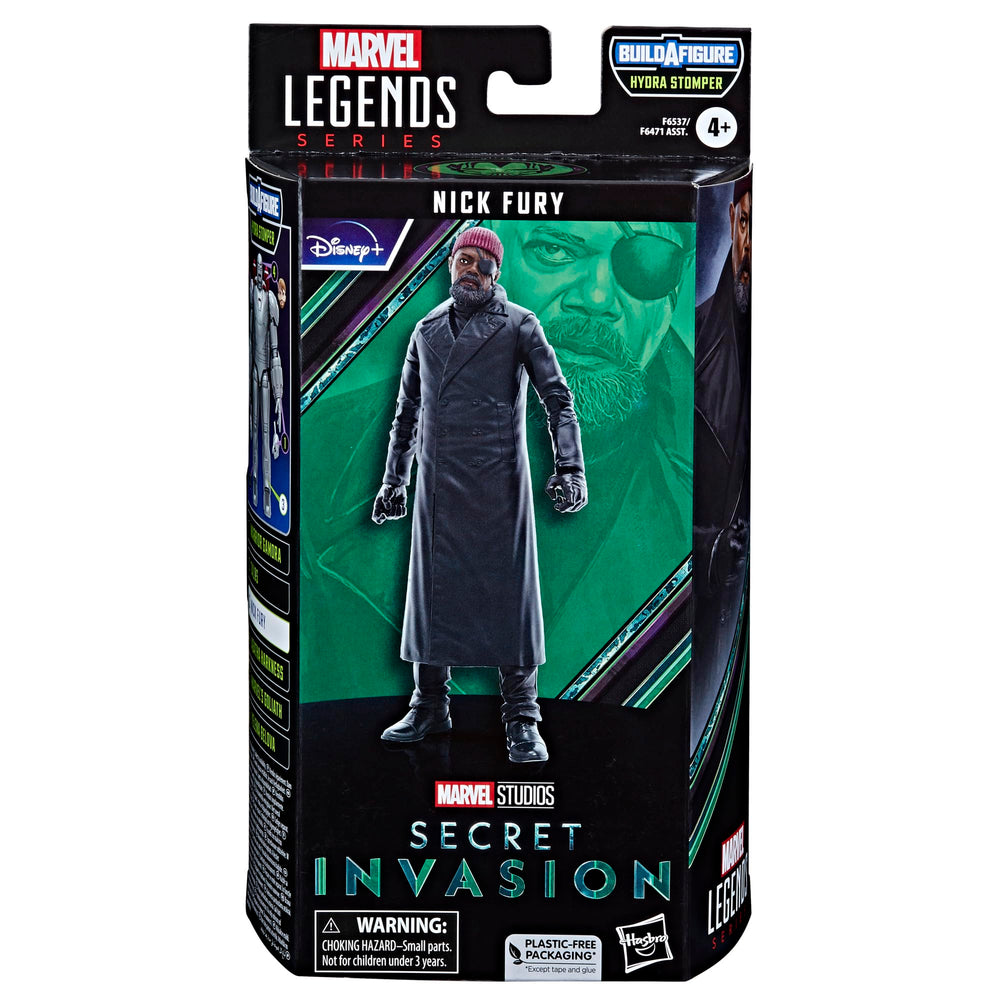 Marvel Nick Fury Secret Invasion figure detail highlights premium deco and styling