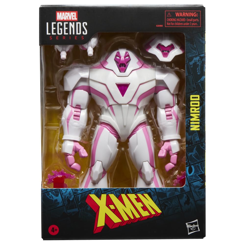 Marvel Nimrod 6-inch back view highlights panel-accurate sculpt.