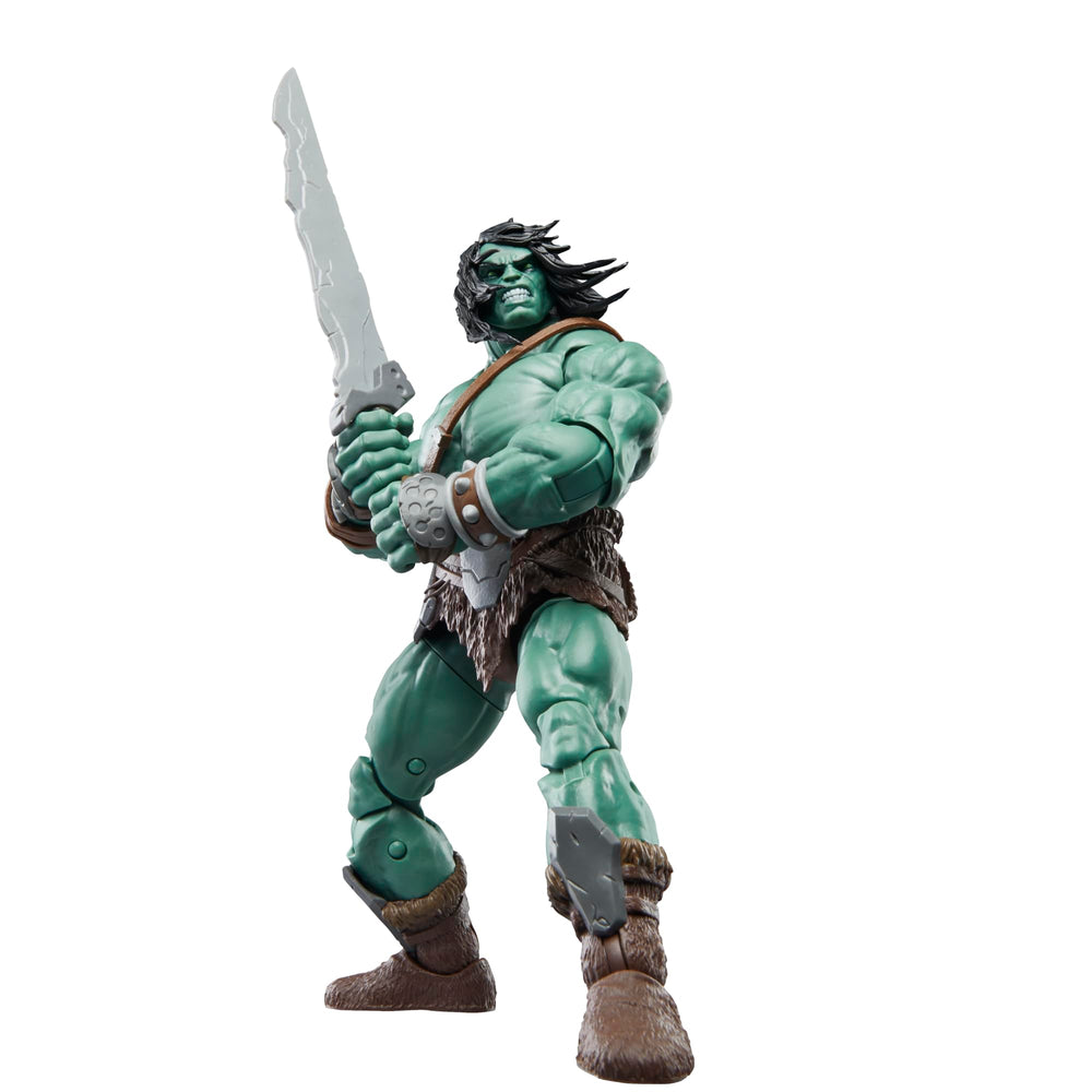 Marvel Skaar weapons accessory set demonstrated for dramatic action scenes.