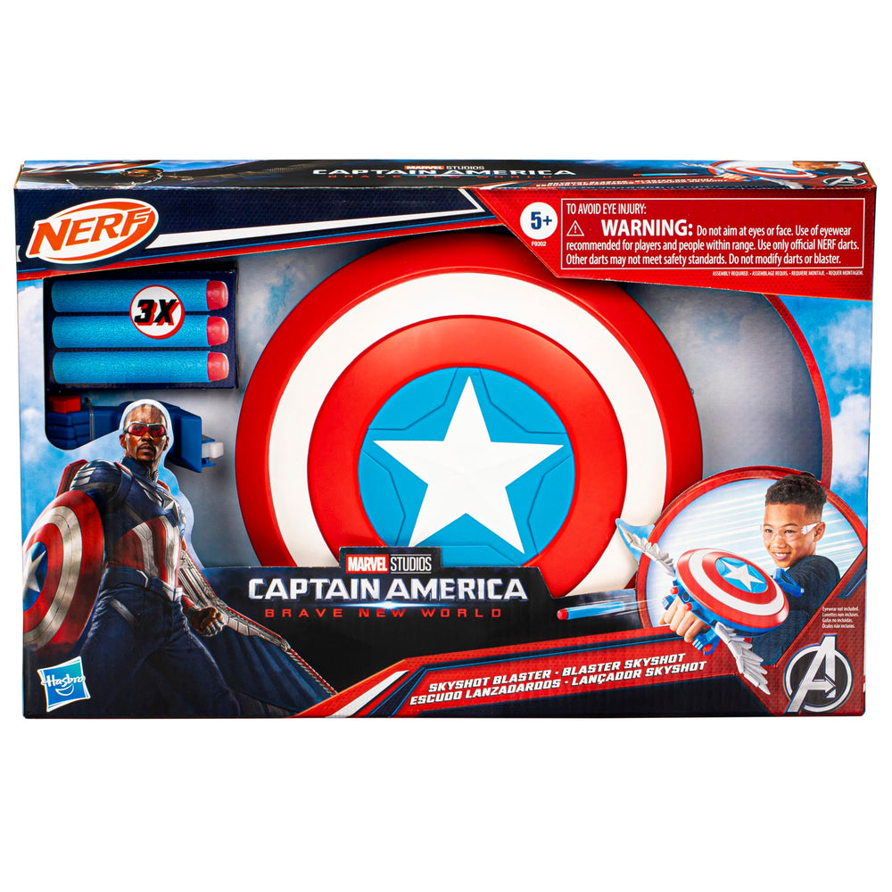 Marvel Skyshot Blaster darts storage detail for quick reloads.