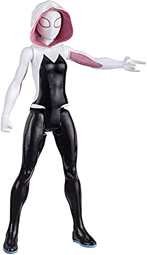 Marvel Spider-Gwen 12in figure in action pose for dynamic storytelling.