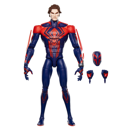 Marvel Spider-Man 2099 front view action figure for display and posing