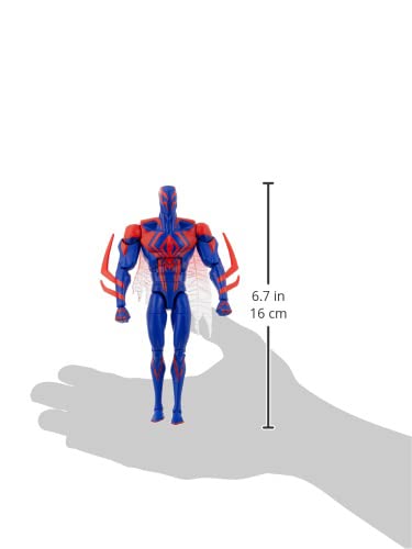 Marvel Spider-Man 2099 figure in a dynamic pose for display