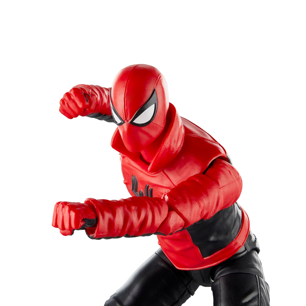Retro blister card packaging showcasing Spider-Man art for shelf display.