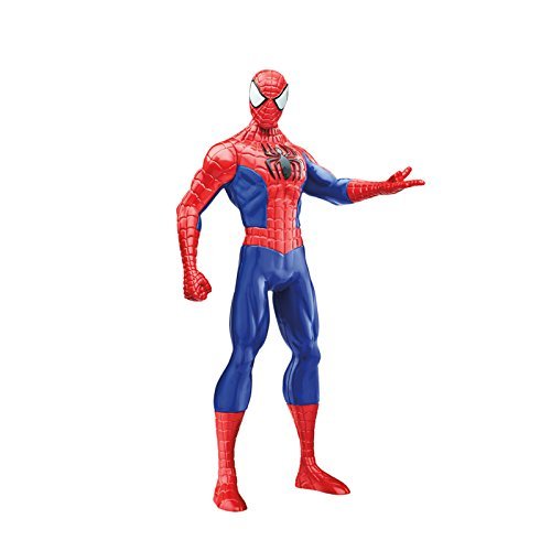 Marvel Spider-Man figure close-up reveals detailed head sculpt.