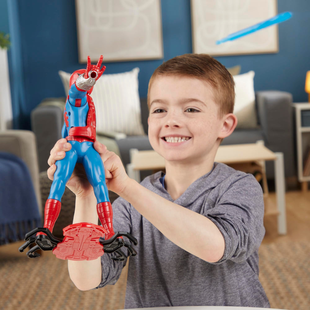 Marvel Spider-Man helmet accessory helps customize the hero look.