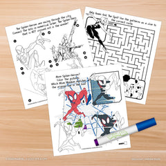 Marvel Spider-Man Imagine Ink on-the-go coloring kit perfect for travel