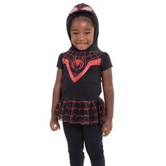 Marvel Spider-Man Miles Morales elastic waist leggings for secure, comfortable fit during active play