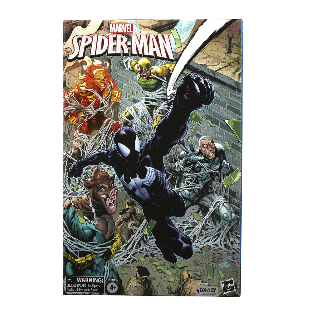 Marvel Spider-Man Legends Silvermane figure for display and classic villain posing.