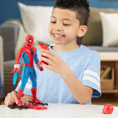 Marvel Spider-Man storage on sled keeps extra projectiles handy.