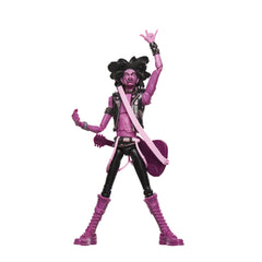 Marvel Spider-Punk six-inch figure guitar accessory enhances authentic display.