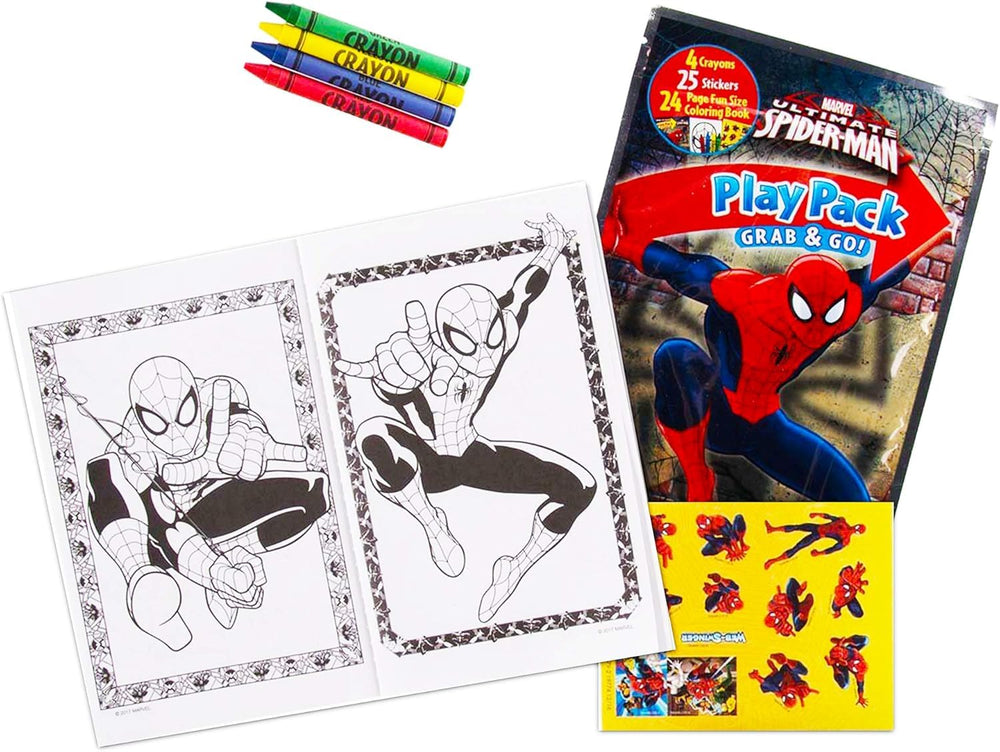Marvel Spiderman puzzles and mazes boost engagement during screen-free playtime.