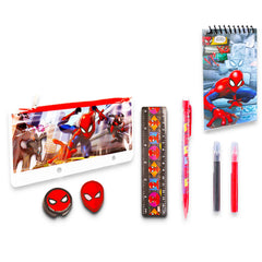 Marvel Spider-Man erasers pack with fun shapes for classroom corrections