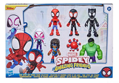 Marvel Spidey and His Amazing Friends seven-figure set with travel bag for easy gifting