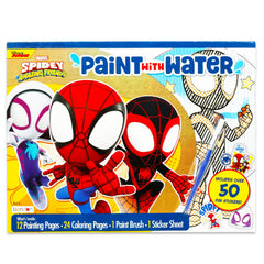 Marvel Spidey Friends 40-page coloring book features familiar faces and easy water colors
