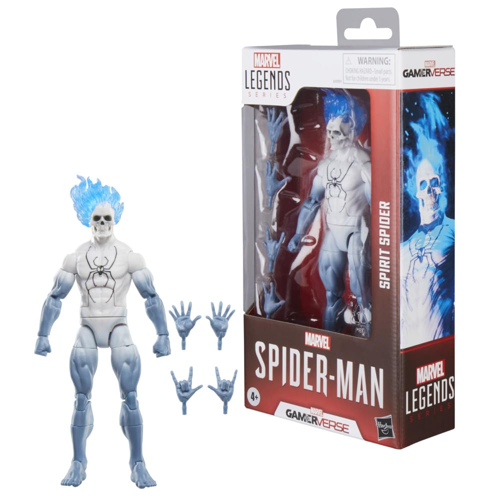 Marvel Spirit Spider action figure front view for premium display in your collection.