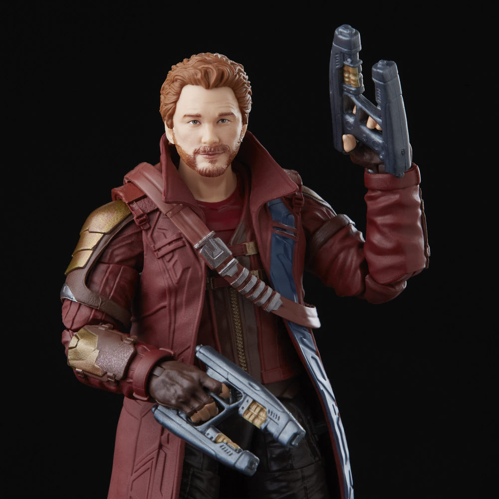 Marvel Legends Star-Lord blaster accessory for authentic action poses.