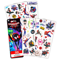 Into the Spider-Verse stickers add themed creativity.