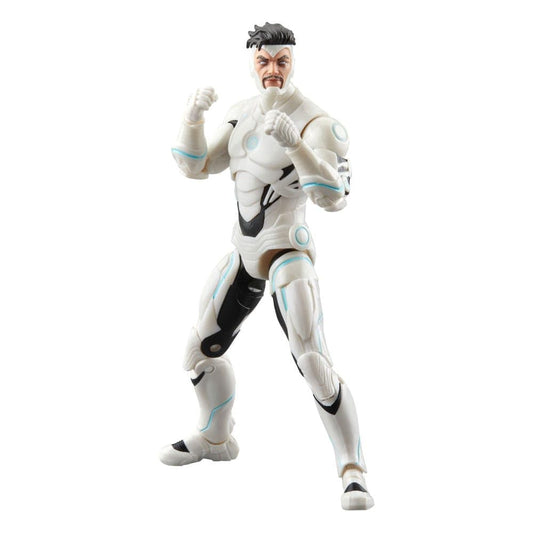 Marvel Superior Iron Man 6-inch figure front view for display-ready poseability