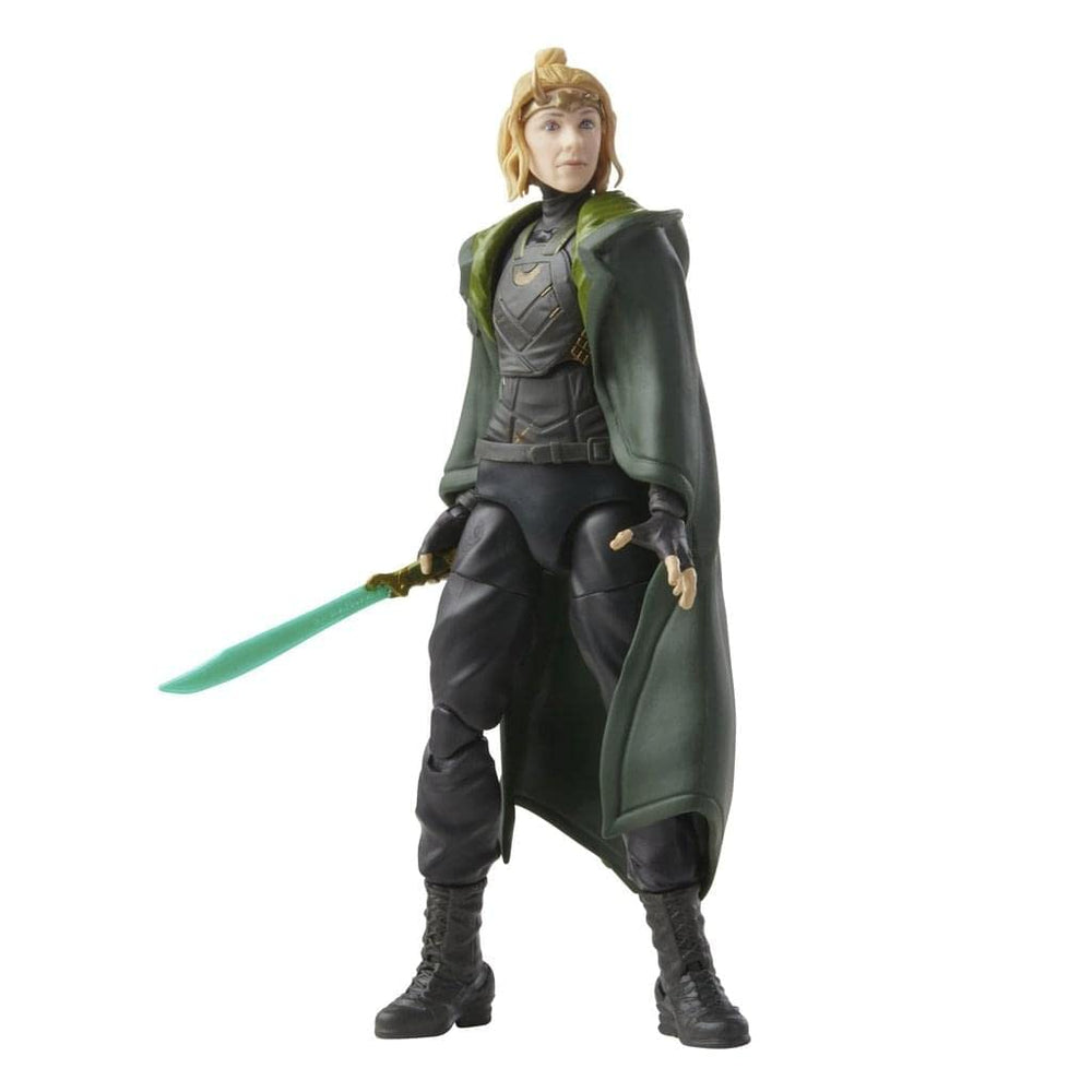 Close-up of premium detailing on Marvel's Sylvie action figure