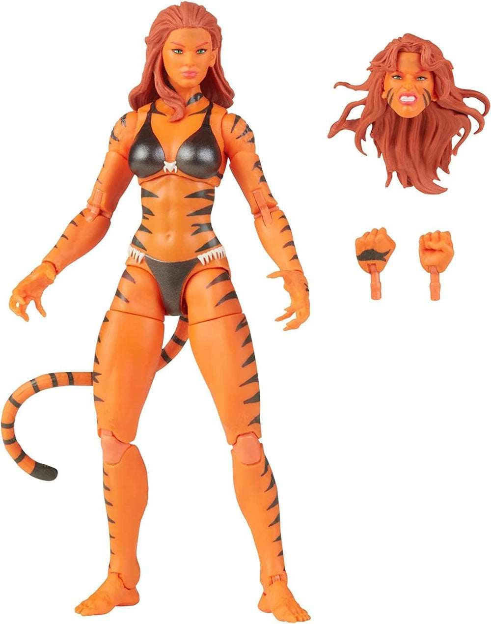 Marvel's Tigra figure shows premium detailing for shelves.