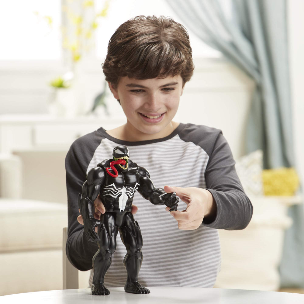 Marvel Titan Hero Blast Gear-ready figure supports interactive accessories.
