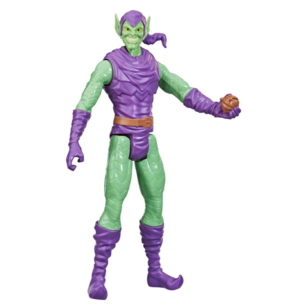 Marvel Titan Hero Green Goblin poses for action play and dynamic battles