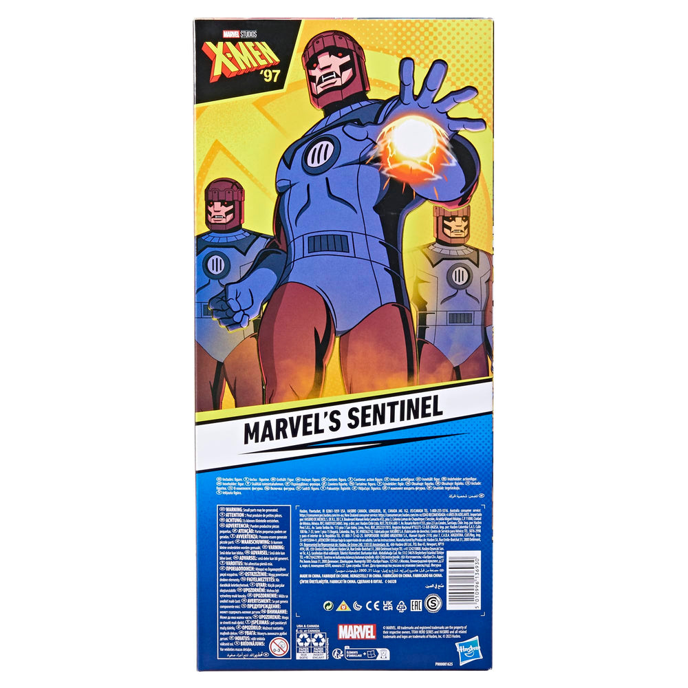 Marvel Sentinel action figure with five articulation points for versatile poses.