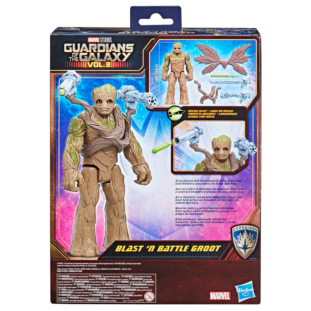 Groot blaster accessories provide extra play possibilities and dynamic fighting scenarios.