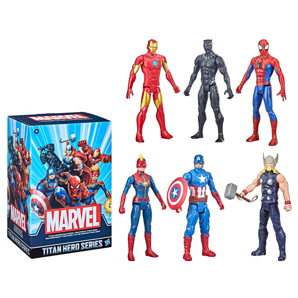 Marvel Titan Hero Series Spider-Man 12-inch figure in action pose for dynamic play