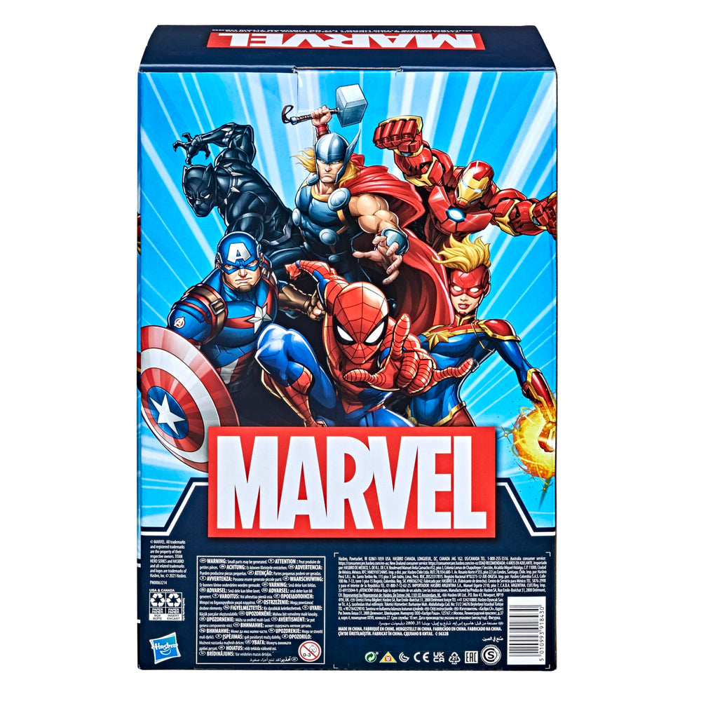 Marvel Titan Hero Spider-Man 12-inch figure in dynamic leaping pose