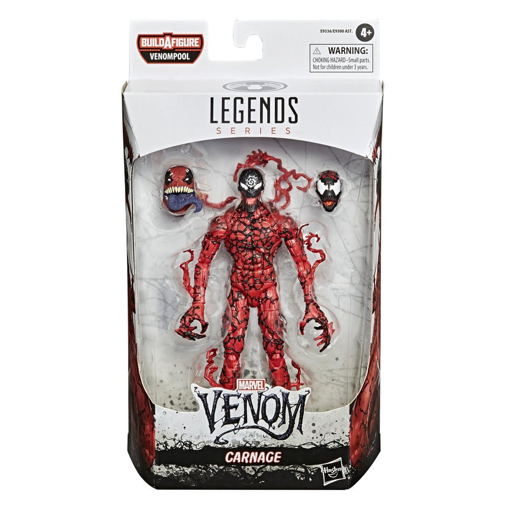 Marvel Venom Carnage 6-inch figure designed for dynamic posing and display.