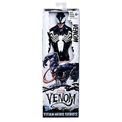 Marvel Venom Titan Hero figure in pose demonstrates ball-joint articulation for versatile posing