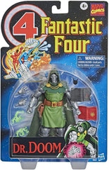 Marvel Vintage Series Dr. Doom figure front view with premium articulation for display.