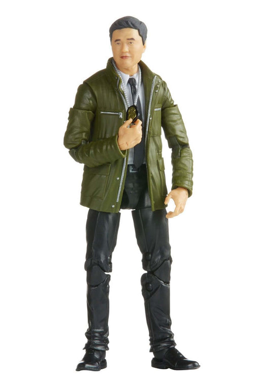 Marvel Legends Agent Jimmy Woo figure in Wandavision deco for display and posing.